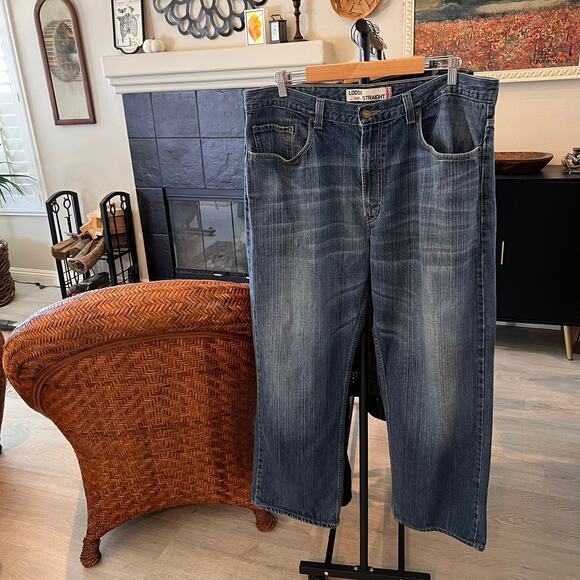 Levis Jeans Mens Size 38 X 32 Loose Straight Fit 569 Denim 100% Cotton - Picture 16 of 16
